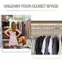 AYOTALL 4 Pack of 6-Hole Magic Space Saving Clothes Hanger for Closet Wardrobe Closet Organization Closet System, Hanger Multifunctional Heavy Duty Stainless Steel Storage Organizer AYOTALL 4 Pack of 6-Hole Magic Space Saving Clothes Hanger for Closet Wardrobe Closet Organization Closet System, Hanger Multifunctional Heavy Duty Stainless Steel Storage Organizer