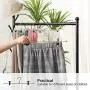 SONGMICS Hangers 24 Pack Metal Pants Hangers, 15.7 Inch Long Skirt Hangers with Adjustable Clips and Chrome Plated, 360° Swivel Hook UCRI006BK SONGMICS Hangers 24 Pack Metal Pants Hangers, 15.7 Inch Long Skirt Hangers with Adjustable Clips and Chrome Plated, 360° Swivel Hook UCRI006BK