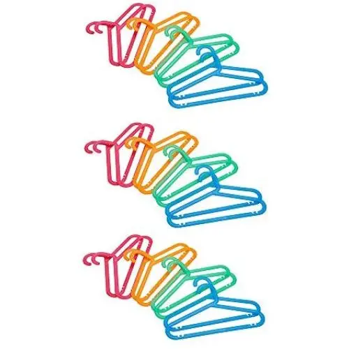 Ikea BAGIS Childrens coat-hanger, assorted colors- (24 Pack) by BAGIS