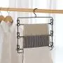 HJYPYJ Magic Hanger,Multi-Layer Storage Magical Hangers,Layer 6 Double-Sided Removable Trouser Hangers,Space-Saving Organizer Hangers, Durable/Black / 33x35cm HJYPYJ Magic Hanger,Multi-Layer Storage Magical Hangers,Layer 6 Double-Sided Removable Trouser Hangers,Space-Saving Organizer Hangers, Durable/Black / 33x35cm
