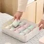 TOPBATHY 2pc Underpants Storage Boxes Plastic Panties Drawer Closet Organizer 10 Compartments Dividers Underwear Storage Boxes for Bedroom Dormitory TOPBATHY 2pc Underpants Storage Boxes Plastic Panties Drawer Closet Organizer 10 Compartments Dividers Underwear Storage Boxes for Bedroom Dormitory