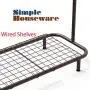 Simple Houseware Industrial Pipe Clothing Garment Rack with Bottom Shelves, Bronze Simple Houseware Industrial Pipe Clothing Garment Rack with Bottom Shelves, Bronze
