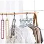 10PC Random Color Multi-Function Folding Magic Hook Nine-Hole Rotation Magic Clothes Hanger Drying Cabinet Bedroom Clothes Home Storage Decoration 10PC Random Color Multi-Function Folding Magic Hook Nine-Hole Rotation Magic Clothes Hanger Drying Cabinet Bedroom Clothes Home Storage Decoration