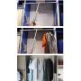 LIUCS Pull-Down Wardrobe Lifting Clothes Rail Telescopic Rod Household Lifting Clothes Hanger Buffered Clothes Rail (Size : 670-900MM)