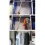 LIUCS Pull-Down Wardrobe Lifting Clothes Rail Telescopic Rod Household Lifting Clothes Hanger Buffered Clothes Rail (Size : 670-900MM)