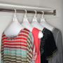 Deluxe Comfort Inflatable Travel Clothes Hanger White