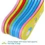 NUOLUX Wooden Hanger for Kids 10Pcs Coat Hangers Random Pattern