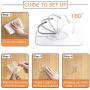 Adhesive Hooks Kitchen  Bathroom  Wall Hooks- 10 Packs  Stainless Reusable Seamless Hooks,Heavy Duty 25lb(Max) Heavy Duty Self Adhesive Hooks