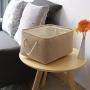 TheWarmHome Decorative Basket Rectangular Fabric Storage Bin Organizer Basket with Handles for Clothes Storage (Beige, 13.8L9.8W6.7H) TheWarmHome Decorative Basket Rectangular Fabric Storage Bin Organizer Basket with Handles for Clothes Storage (Beige, 13.8L9.8W6.7H)