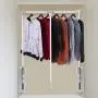 Pull Down Closet Rod, Adjustable Wardrobe Lift Organizer Clothing Rail For Hanging Clothes Heavy Duty Clothes Rod Hanger Soft Return Space Saving for Closet Wardrobe, Adjusted from 19.29 to 25inch Pull Down Closet Rod, Adjustable Wardrobe Lift Organizer Clothing Rail For Hanging Clothes Heavy Duty Clothes Rod Hanger Soft Return Space Saving for Closet Wardrobe, Adjusted from 19.29 to 25inch