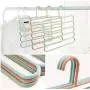 10PC Random Color Pants Hangers Holders Multifunction Trousers Hanger Rack Clothes Hanger Tie Scarfs Belt Towel Non-Slip Magic Hanger Decoration 10PC Random Color Pants Hangers Holders Multifunction Trousers Hanger Rack Clothes Hanger Tie Scarfs Belt Towel Non-Slip Magic Hanger Decoration