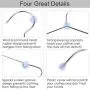 TUXWANG Metal Hangers, 40 Pack Stainless Steel Strong Wire Clothes Hangers-16.5 Inch, Silvery
