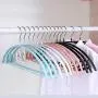 HJYPYJ Magic Hanger,No Trace Semicircle Multifunctional Hangers,Non-Slip Space-Saving Organizer Hanger Not Easy to Fold/Blue / 42x20cm HJYPYJ Magic Hanger,No Trace Semicircle Multifunctional Hangers,Non-Slip Space-Saving Organizer Hanger Not Easy to Fold/Blue / 42x20cm