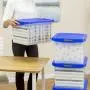 Bankers Boxes Heavy Duty Plastic File Boxes with Hanging Rails, Letter/Legal, 1 Pack (0086205)