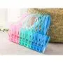 DurReus 24 Pack Plastic Clothespins Rope Windproof Clothes Hanger Clips Anti-Slip Laundry Pins Drying Clothing Clamps with Sturdy Steel Spring DurReus 24 Pack Plastic Clothespins Rope Windproof Clothes Hanger Clips Anti-Slip Laundry Pins Drying Clothing Clamps with Sturdy Steel Spring