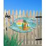 G.DeBrekht Fish Scenic Coastal Surfboards Palm Tree Sunset Wooden Door hanger / wall decor #8198527H
