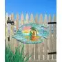 G.DeBrekht Fish Scenic Coastal Surfboards Palm Tree Sunset Wooden Door hanger / wall decor #8198527H