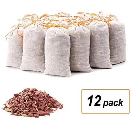 SMLHOME Cedar Wood Blocks for Clothes Storage, Cedar Balls and Sachets Bags, Cedar Chips for Closets and Drawers, Cedar Hangers for Closet (Cedar-12Bags) SMLHOME Cedar Wood Blocks for Clothes Storage, Cedar Balls and Sachets Bags, Cedar Chips for Closets and Drawers, Cedar Hangers for Closet (Cedar-12Bags)