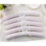 10pcs Random Color Top Grade Pretty Pink Purple Lace Satin Padded Clothes Hanger, Elegant Lace Wedding Dress Hanger for Bride Princess 10pcs Random Color Top Grade Pretty Pink Purple Lace Satin Padded Clothes Hanger, Elegant Lace Wedding Dress Hanger for Bride Princess