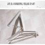 xiaomabenben Folding Wall Mounted Retractable Clothes Hanger, Aluminum Folding Drying Coat Racks,Home Storage Organiser Space Saver for Laundry Room Balcony (1)