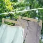 AUNMAS 5Pcs Pants Rack Trouser Hanger Clothes Rack with Clips for Household Use(1#) AUNMAS 5Pcs Pants Rack Trouser Hanger Clothes Rack with Clips for Household Use(1#)