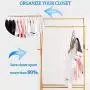 BKONF Space Saving Hangers, Clothes Grouper, Multifunctional Closet Organizer, Pack of 6 BKONF Space Saving Hangers, Clothes Grouper, Multifunctional Closet Organizer, Pack of 6