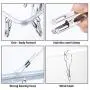 ASPERFFORT Stainless Steel Laundry Drying Rack with 26 Clips,Drip Hanger with Metal Clothespins for Drying Socks,Bras,Underware,Baby Clothes,Socks Clother Hanger ASPERFFORT Stainless Steel Laundry Drying Rack with 26 Clips,Drip Hanger with Metal Clothespins for Drying Socks,Bras,Underware,Baby Clothes,Socks Clother Hanger