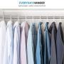 Premium Quality White Plastic Hangers (Pack of 30) Plastic Tubular Clothes Hangers with Notches, Heavy Duty Durable Ultra Thin Space Saving Pants Hangers, Standard Everyday Use Suit / Coat Hangers