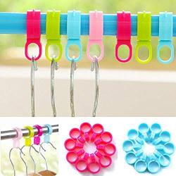 Kiminana Hanger Buckles,Home Laundry Drying Windproof Buckle Cleaning Supplies Hanger Clip Buckle Plastic