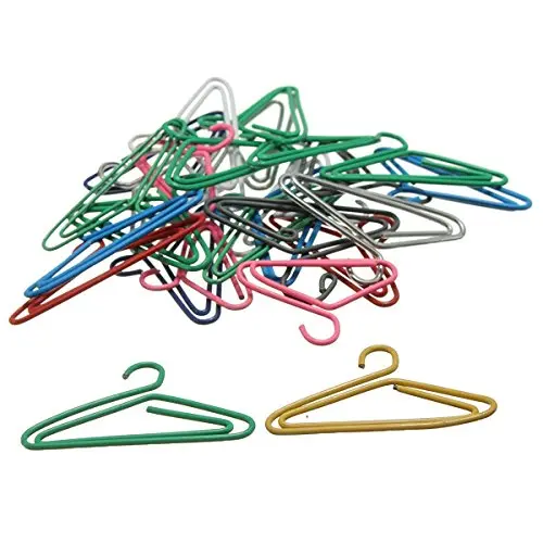 AYMIMII 5pcs of Paperclips 24 Pieces in PVC case Clothes Hangers AYMIMII 5pcs of Paperclips 24 Pieces in PVC case Clothes Hangers