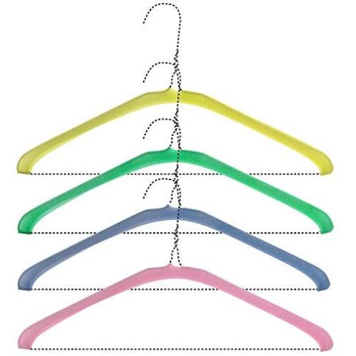 HANGERWORLD 200 Foam Cover Garment Protector Shoulder Guards Wire Coat Hangers Closet Dry Cleaning Laundry