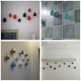 COCODE 3D Creative Wall Decoration Hanging Hooks Single Water Drop Coat Hat Clothes Heavy Duty Hanger