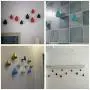 COCODE 3D Creative Wall Decoration Hanging Hooks Single Water Drop Coat Hat Clothes Heavy Duty Hanger
