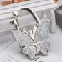 WSSROGY 2 Pack Butterfly Shape Handbag Purse Hanger Hook for Bag Storage Gift for Women
