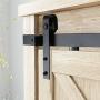 Hahaemall New Design Mini J-Shape Hangers Sliding Barn Door Hardware Track Roller Hanging Kit (10FT Mini J-Shape Double Kit) Hahaemall New Design Mini J-Shape Hangers Sliding Barn Door Hardware Track Roller Hanging Kit (10FT Mini J-Shape Double Kit)