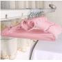 10pcs Pink Bow Clothes Hanger Plastic Non-Slip Outdoor Clothes Drying Storage Rack Cute Love Wedding Hanger