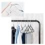 Lomani 60-Pack Clothes Hangers Nano-Dip Non Slip Hangers Space Saving, No Shoulder Bump Suit Hangers, Excellent for Men Women Clothes Rack