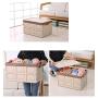 OUNONA Foldable Storage Boxes Organizer Bin Big Capacity Plastic Auto Trunk Container basket(Khaki)