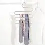 2 Pack Pants Hangers, S-Type Closet Organizer & Stainless Steel Multi Layers Magic Hanger, Space Saver Clothes Rack, Tiered Hanging Storage for Jeans, Scarf, Skirt - (14.17 x 14.96 Inch) 2 Pack Pants Hangers, S-Type Closet Organizer & Stainless Steel Multi Layers Magic Hanger, Space Saver Clothes Rack, Tiered Hanging Storage for Jeans, Scarf, Skirt - (14.17 x 14.96 Inch)