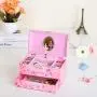 SONGMICS Ballerina Music Jewelry Boxes Storage Case with Drawer, Gift for Little Girls, Princess and Butterfly, Pink UJMC003 SONGMICS Ballerina Music Jewelry Boxes Storage Case with Drawer, Gift for Little Girls, Princess and Butterfly, Pink UJMC003