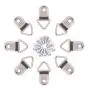 Swpeet 110 Pcs Triangle Ring Picture Hangers Shape Nail Non-Trace Hangers Single Hole with Screws for Home Decoration Creative Picture with Transparent Box Swpeet 110 Pcs Triangle Ring Picture Hangers Shape Nail Non-Trace Hangers Single Hole with Screws for Home Decoration Creative Picture with Transparent Box