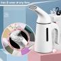 bnowi Portable Handheld Steamer for Clothes Mini Steamer Iron Travel Steamer Garment Fabric Steamer Water Leaking Proof & Auto-Power Off Protecting 40s Fast Heating (White) bnowi Portable Handheld Steamer for Clothes Mini Steamer Iron Travel Steamer Garment Fabric Steamer Water Leaking Proof & Auto-Power Off Protecting 40s Fast Heating (White)