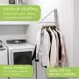 InstaHanger Closet Organizer, The Original Folding Drying Rack, Wall Mount - 2 Pack