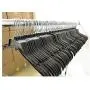 Lot of 120 Black Plastic Adult Clothes Shirt Hangers 17" wide Lot of 120 Black Plastic Adult Clothes Shirt Hangers 17" wide