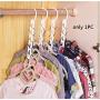 Multifunction 3D Space Saver Wonder Magic Clothes Hanger Rack Clothing Hook Closet Organizer 10pcs