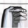 10Pcs Non Slip Velvet Suit Clothes Hangers Wardrobe Home Organizer