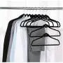 10Pcs Non Slip Velvet Suit Clothes Hangers Wardrobe Home Organizer 10Pcs Non Slip Velvet Suit Clothes Hangers Wardrobe Home Organizer