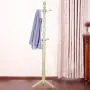 HGXC Solid Wood Floor Coat Rack, Modern Vertical Clothes Rack Bedroom Hanger high 171cm Clothes Hook (Color : A)