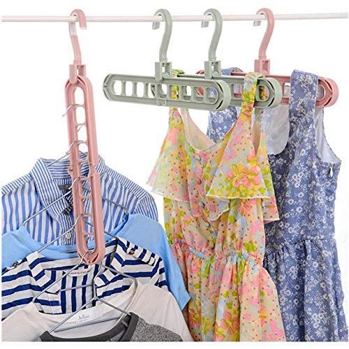 Home Storage Organization Clothes Hanger 10pcs Random Color Drying Rack Plastic Scarf Clothes Hangers Storage Racks Wardrobe Storage Hanger
