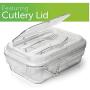 Prep Naturals Glass Meal Prep Containers 3 Compartment - Bento Boxes Containers Glass Food Storage Containers with Lids - Food Containers Food Prep Containers Glass Storage Containers with Lids 3 Pack